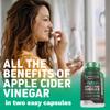 Herbtonics Apple Cider Vinegar Capsules with The Mother 1500mg - 120 High Strength Vegan Capsules - Raw Unfiltered ACV Food Supplement - 2 Month Supply - Non-GMO & Gluten Free view 2