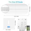 Digital Pet Scale, With 3 Weighing Modes(kg/oz/lb), Max 220 lbs, Capacity with Precision up to 0.02lbs, White, Suitable for Infant,Puppies, Mom,Pregnant Cats and Small Dogs view 3