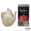The Perfect Tea Lover Gift Set - Perfect Birthday or Mother's Day Gift - Award Winning McEntee's Irish Loose Leaf Gold Blend Tea - 500g Tin & London Pottery 2 Cup Filter Teapot view 1