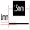 1m 15mm Conductive Rubber Silicone Band Electrode for ESTIM TENS electromyostimulation view 3