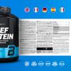 BioTechUSA Beef Protein, 87% Hydrolysed Protein Peptide Formula, Lactose & Gluten-Free, Low-Fat, Sugar-Free, Paleo Diet-Friendly, 1816g, Chocolate-Coconut view 4