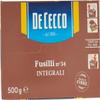 10x De Cecco Fusilli Whole Wheat Pasta No. 34 500g 100% Italian! view 4