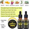 Beard Kit,Beard Growth Care Grooming Kit w/Beard Wash/Shampoo,2 Pack Beard Growth Oil,Beard Balm,Beard Brush,Beard Comb,Scissors,Best Beard Mens Gifts for Men Dad Him Christmas view 2