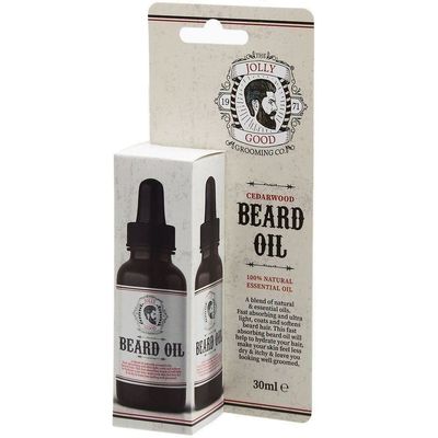 SIX PACKS of The Jolly Good Grooming Co. Cedarwood Beard Oil 30ml