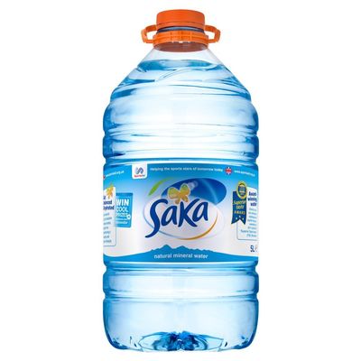 Saka Natural Mineral Water 5 Litre (Pack of 2)