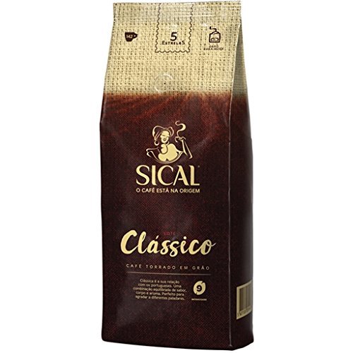 Sical 5 Stars Delicious Portuguese Roasted Coffee Beans 1Kg (x3 bags=3Kgs)
