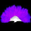 Stunning Purple Feather Fan view 1