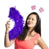 Stunning Purple Feather Fan view 2