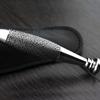 Best Scissors/Razor with 100% real leather. Haryali London Hand Assembled Sophist Collection Elegantly Designed (Gillette Mach 3) Stunning Shaving Razor with Leather Case. view 3