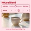 by Amazon House Blend Ground Coffee, Medium Roast, 1.36 kg (6 Packs of 227g)- Rainforest Alliance Certified view 2