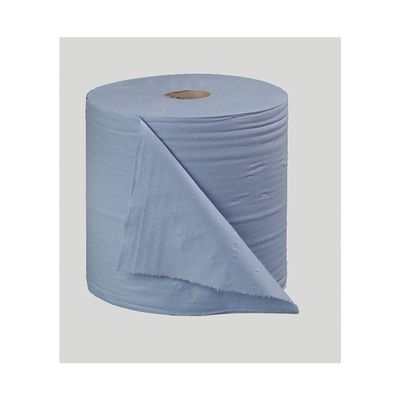 2Work Blue Bumper 2-Ply Paper Roll 270mm x 400m Pack of 2