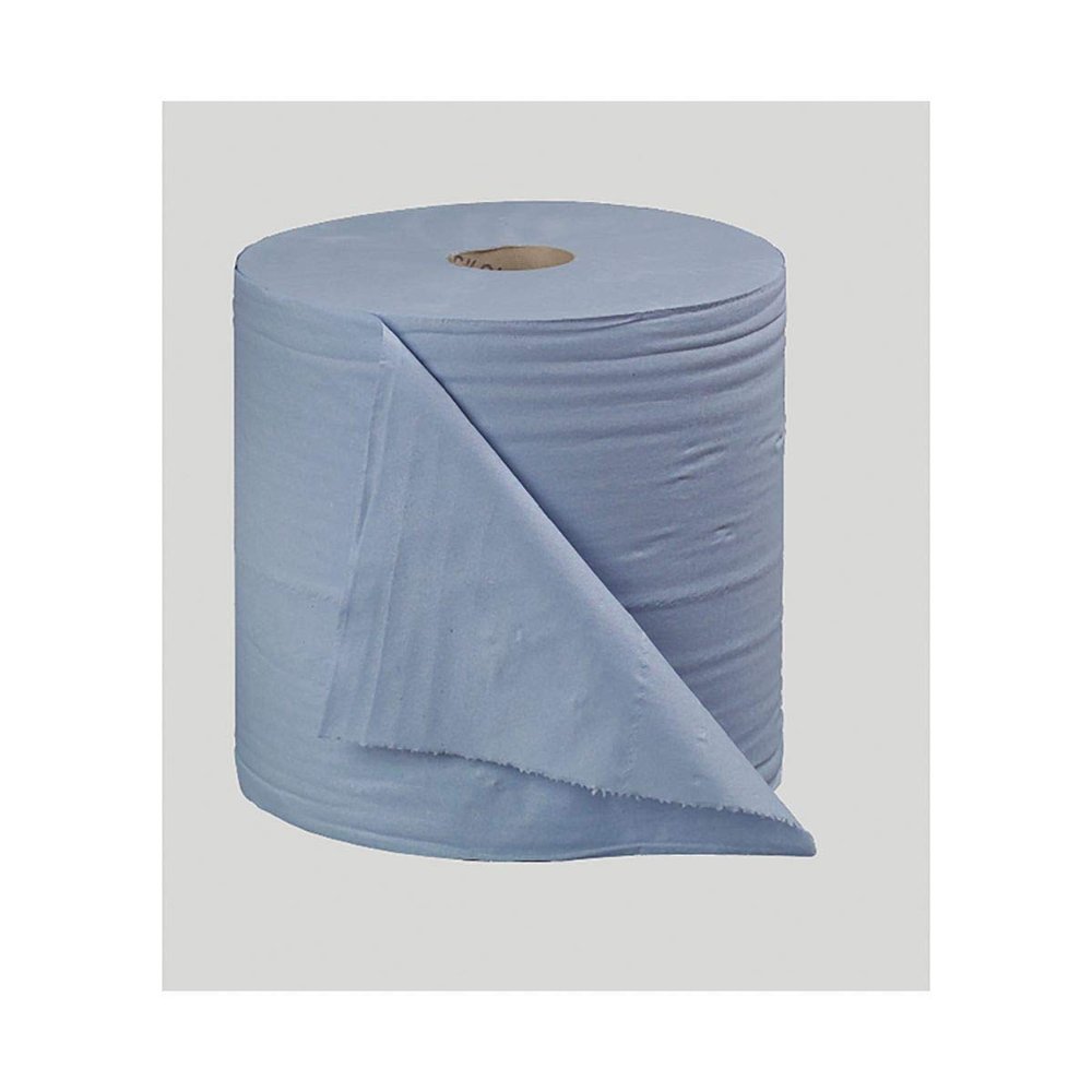 2Work Blue Bumper 2-Ply Paper Roll 270mm x 400m Pack of 2