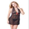 Love Sensation Honeymoon Sexy Lingerie Babydoll Sleepwear Night Dress for Lovely Hot Ladies (Black, Medium) view 2