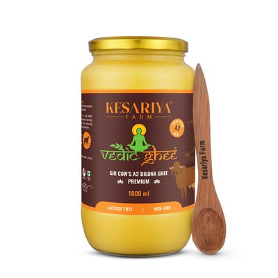 VEDIC GHEE Kesariya Farm A2 Gir Cow's (1000 ml)