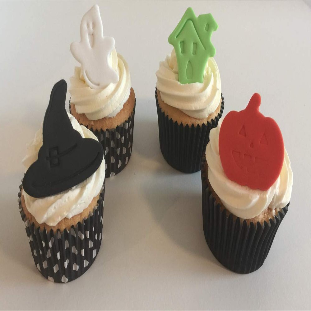 12 Spooky Sugar Halloween Cake Decorations- Made with Love & Imagination in the UK!