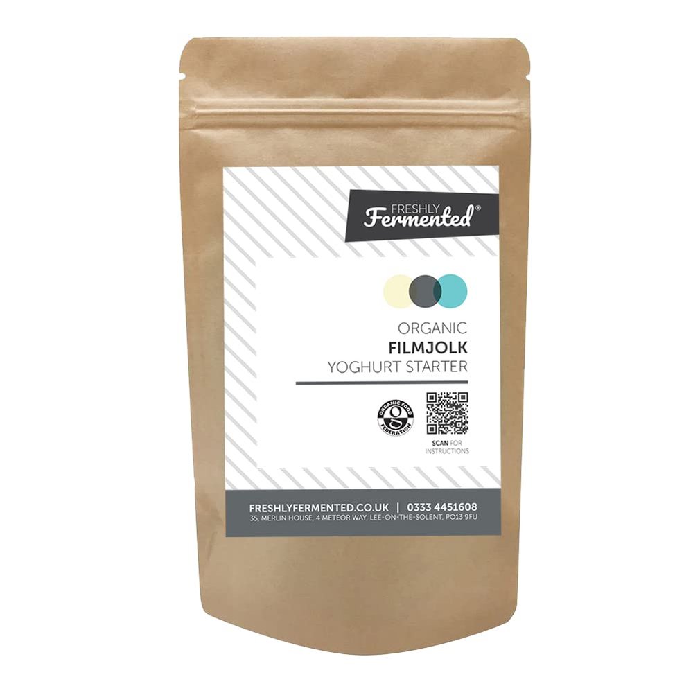 Freshly Fermented  Organic Certified Freeze Dried Yoghurt Starter Culture, Filmjolk