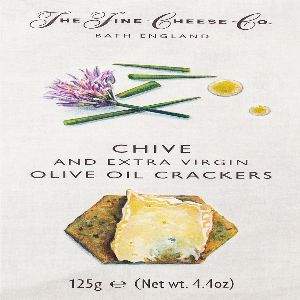 Chive and Olive Oil Crackers