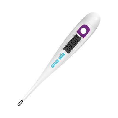Ana Wiz Basal Body Thermometer Ovulation Test Thermometer (Fahrenheit) + Case + BBT Fertility Chart