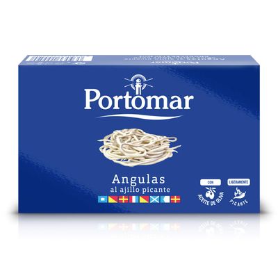 Angles in spicy garlic olive oil-Portomar-1 x 115 gr-total= 115 gr.