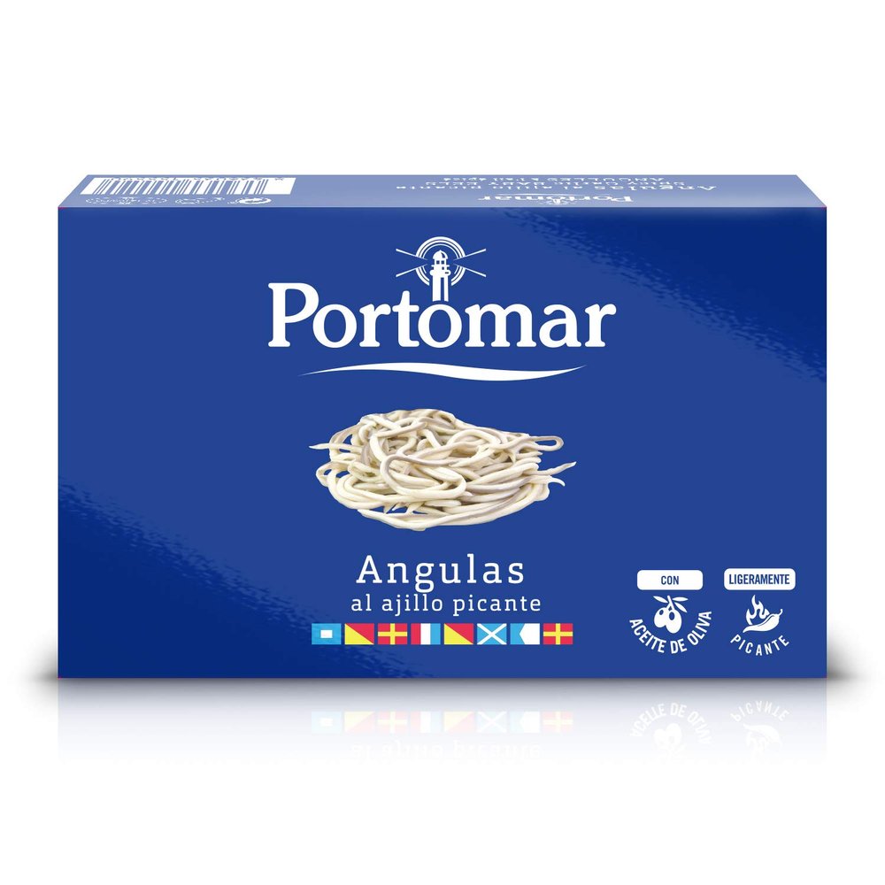 Angles in spicy garlic olive oil-Portomar-1 x 115 gr-total= 115 gr.