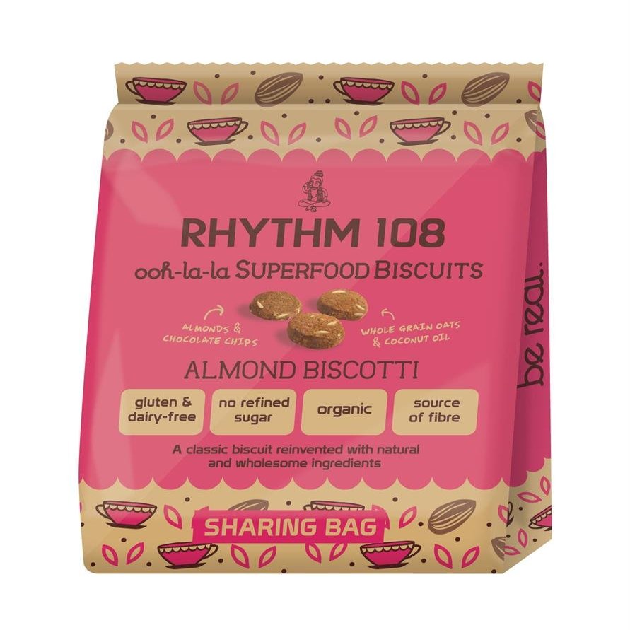Rhythm 108 Ooh-la-la Tea Biscuit Almond Biscotti Sharing Bag
