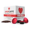 Amorcaffe 100 Coffee Capsules Pods Compatible Lavazza A Modo Mio - Intenso taste view 1