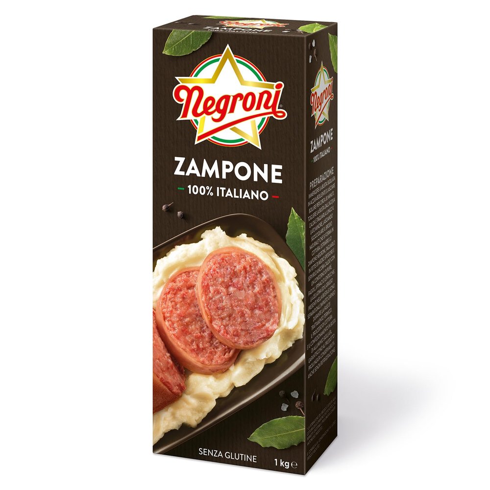 Negroni - ZAMPONE MODENA IGP PRECUIT NEGRONI 1KG