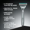 Wilkinson Sword Quattro Titanium Sensitive 4 Razors + 1 Blade  Pack of 5) view 2