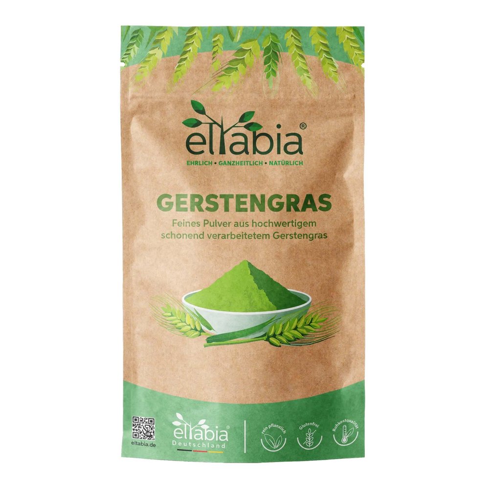 eltabia Barley Grass Powder 1kg 1000g 100% Pure Without additives, raw Food Quality
