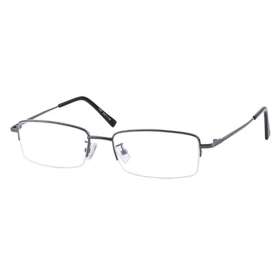 Southern Seas +1.00 Computer Reading Glasses Readers Metallic Frame Half Rim Mens Womens Stylish Spectacles