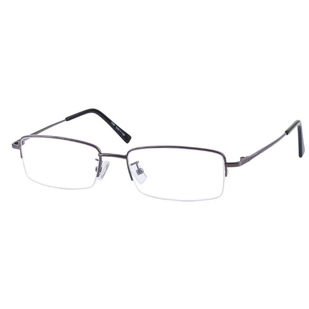 Southern Seas +1.00 Computer Reading Glasses Readers Metallic Frame Half Rim Mens Womens Stylish Spectacles