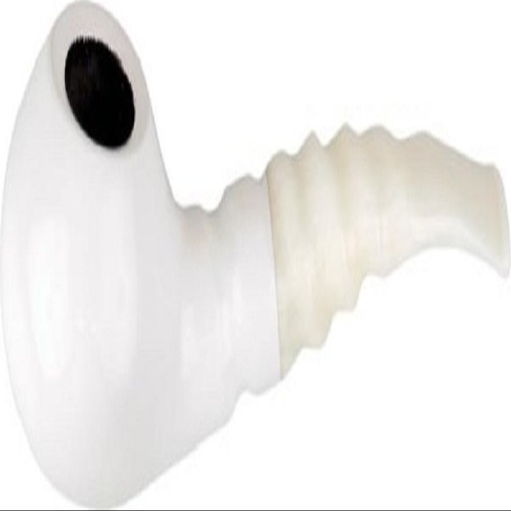 Fratelli Croci Frat.Croci "Panna" Pipe White with White Marble Acrylic Mouthpiece, 72 g