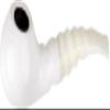 Fratelli Croci Frat.Croci "Panna" Pipe White with White Marble Acrylic Mouthpiece, 72 g view 1