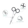 Tecto 4.5" Beard & Moustache Scissors with Comb & Pouch, Stainless Steel Eyebrow & Facial Hair Grooming Kit for Men view 3