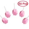MUNKCARE Disposable Oral Swab Mouth Cleaning Sponge Swabsticks Singe-use Plum Blossom Shaped Untreated Unflavored, box of 50 counts view 2