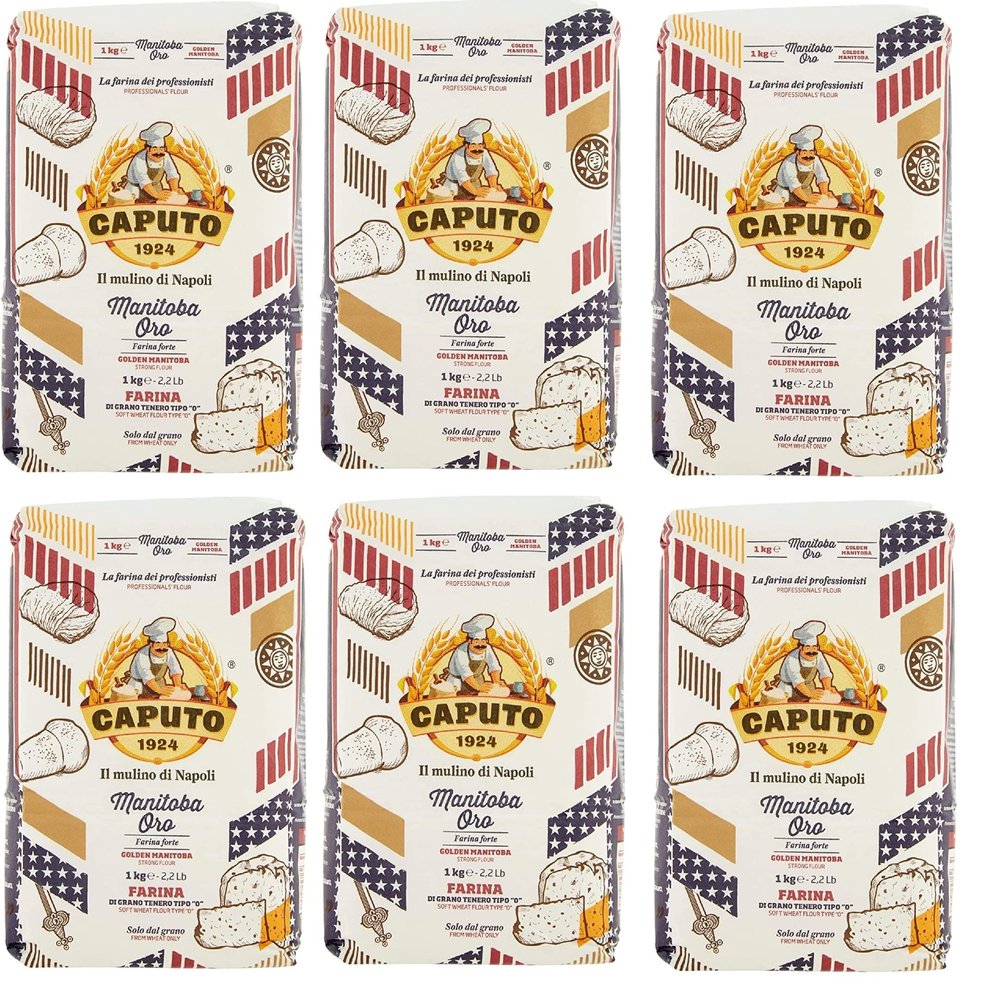 6X Molino Caputo Flour Manitoba Gold Pizza Napoli Baking Pizza 1kg