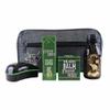 HEY JOE! Bearded Survival Kit Deluxe N 7 Fresh Mint | Beard Care Set for Men High Quality [Beard Oil + Beard Balm + Beard Shampoo + Beard Brush ] - Gift Toiletry Bag Included view 1