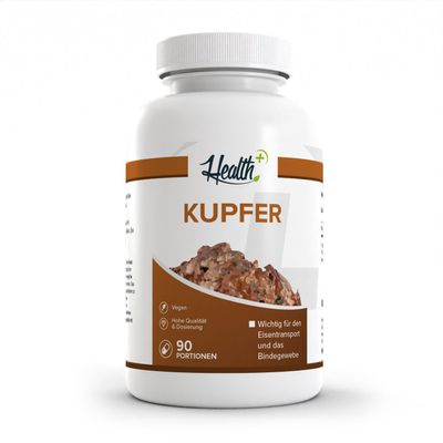 Zec+ Health+ Copper (90 Caps) Unflavored - Vitamins, Minerals & Health - Minerals