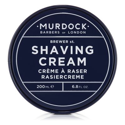 Murdock London Shaving Cream | Rich Luxurious Texture Softens and Soothes | Made in England | 200ml