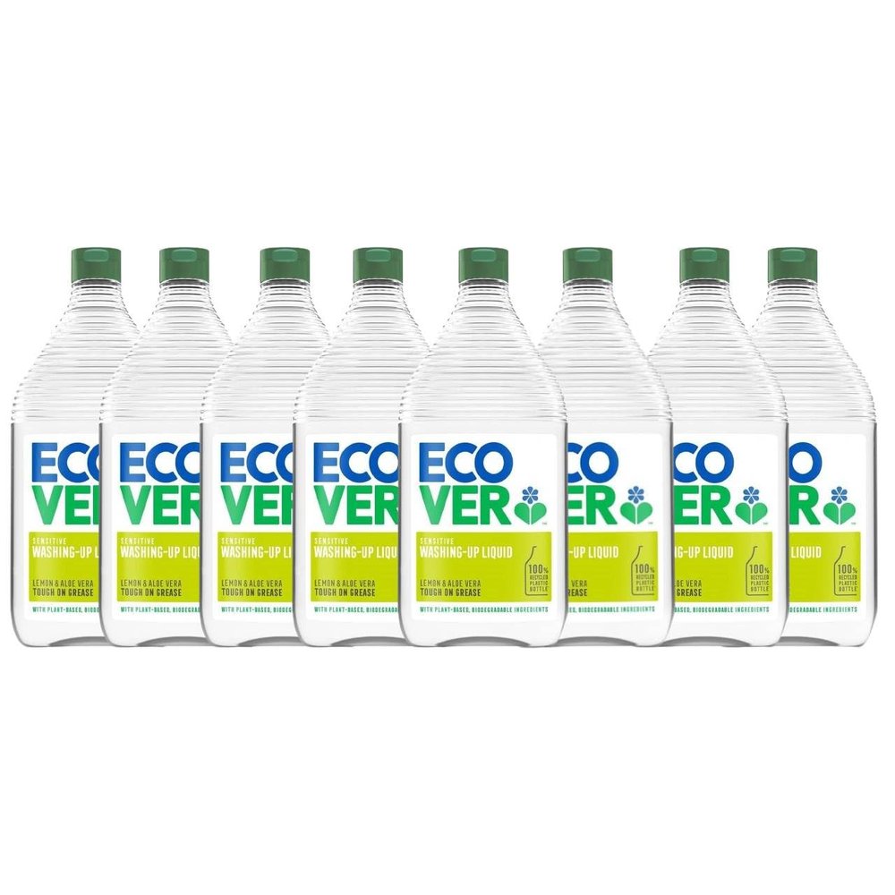 Ecover Hand Washing Up Liquid Lemon and Aloe Vera  Dermatologically Tested  Pack of 1