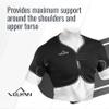 Vulkan Classic Full Shoulder Support, Large, New Style, For Tendonitis, Bursitis, & Other Shoulder Injuries, Covers Both Shoulders, Compression & Warmth, Protection for Rehabilitation & Recovery view 2