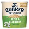 Quaker Oat So Simple Apple and Blueberry Porridge Pots, 57 g (Pack of 8) view 1