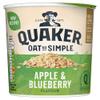 Quaker Oat So Simple Apple and Blueberry Porridge Pots, 57 g (Pack of 8) view 3