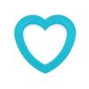 Ark's Heart Shape Sensory Biting Chew - Teal XT view 1