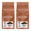 by Amazon Espresso Crema Coffee Beans, Light Roast, 1kg (2 Packs of 500g), Rainforest Alliance Certified