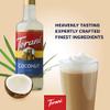 Torani Coconut Coffee Syrups (4 x 750ml) - Pure Cane Sugar Coconut Syrups for Lattes, Iced Coffee & Tropical Drinks - Exotic Taste, Vegetarian-Friendly view 3