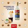Torani Coconut Coffee Syrups (4 x 750ml) - Pure Cane Sugar Coconut Syrups for Lattes, Iced Coffee & Tropical Drinks - Exotic Taste, Vegetarian-Friendly view 4