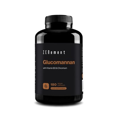 Glucomannan 4200mg - Konjac Root Fibre - 180 Vegan Capsules