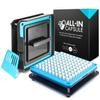 ALL-IN Capsule Filling Machine for Size 00 - Make Your Own Capsules Now Easier and Faster - Use with Empty Gelatin or Vegetarian Caps - Clear Illustrated Instructions with Video view 1