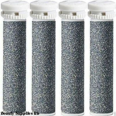 CSL Rollers Compatible with Scholl Express Pedi Extreme Coarse Replacement Roller Refill x 4
